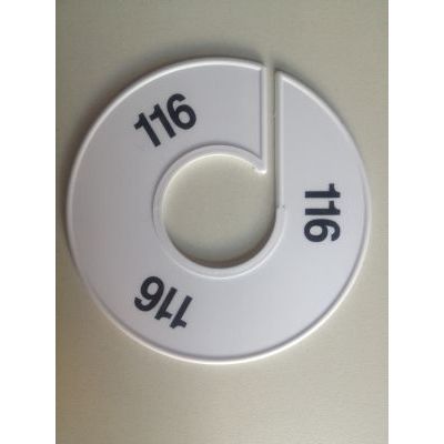 Klika - Size ring 11 cm white/black 116