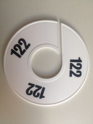 Klika - Ringgröße 11 cm weiß/schwarz 122