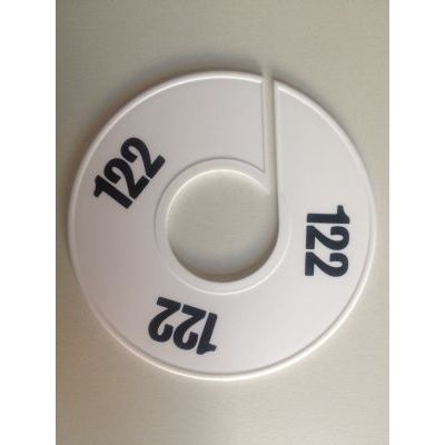 Klika -  Maatring 11 cm wit/zwart 122