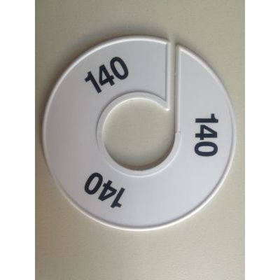 Klika - Ringgröße 11 cm weiß/schwarz 140