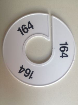 Klika - Taille bague 11 cm blanc/noir 164