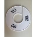 Klika -  Maatring 11 cm wit/zwart 182