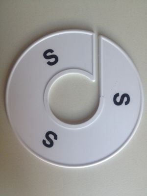 Klika -  Maatring 11 cm wit/zwart S