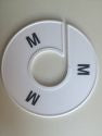 Klika -  Maatring 11 cm wit/zwart M
