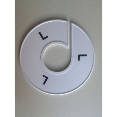 Klika - Größenring 11 cm weiß/schwarz L