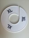 Klika -  Maatring 11 cm wit/zwart XL