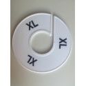Klika -  Maatring 11 cm wit/zwart XL