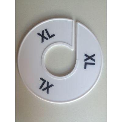 Klika - Größenring 11 cm weiß/schwarz XL