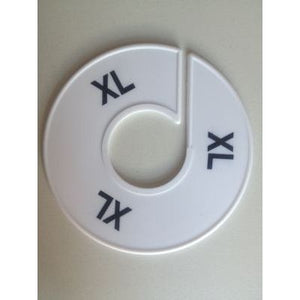 Klika -  Maatring 11 cm wit/zwart XL