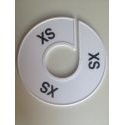 Klika -  Maatring 11 cm wit/zwart XXS