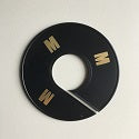 Klika -  Maatring 11 cm zwart/goud M