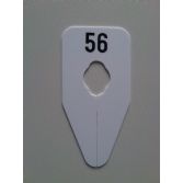 Klika -  Maataanduider ovaal zwart/wit 54