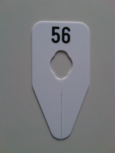 Klika - Größenindikator oval schwarz/weiß 54