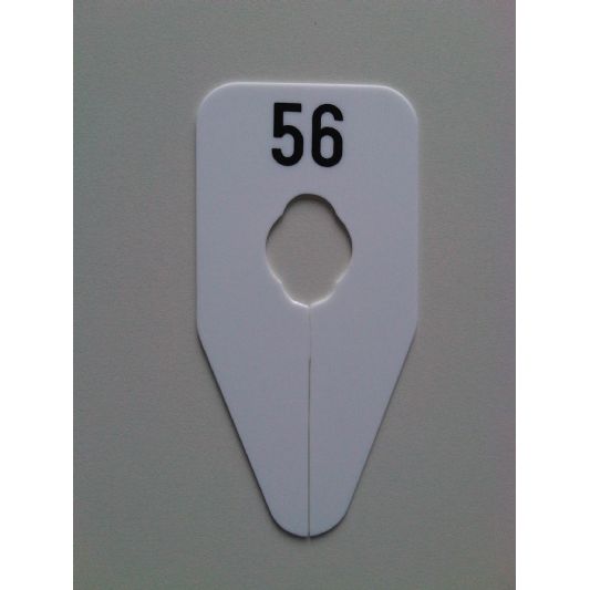 Klika - Größenindikator oval schwarz/weiß 54