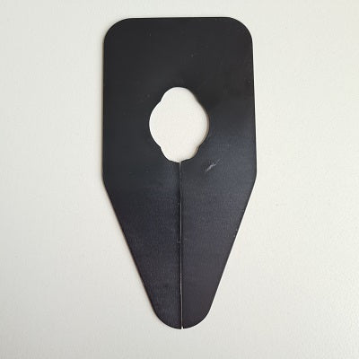 Klika - Indicateur de taille ovale noir non imprimé 140 pièces