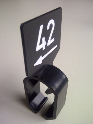 Klika - Größenindikator mit Pfeil schwarz/weiß 5XL