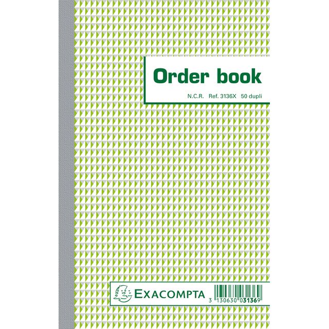 Exacompta -  Orderboek  210x135mm 50x2vel