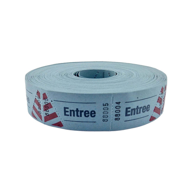 Combicraft -  Entreebewijs nummering 1-1000 blauw 1000 stuks