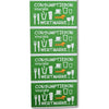 Combicraft - Chèque consommation Protection UV 500 pièces vert