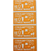 Combicraft - Chèque consommation Protection UV 500 pièces orange | 5 pièces