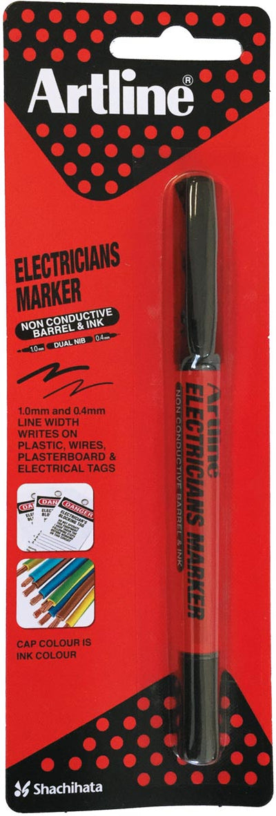 Artline - marqueur Électricien, noir
