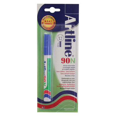 Artline - Feutre permanent 90N bleu, sur blister