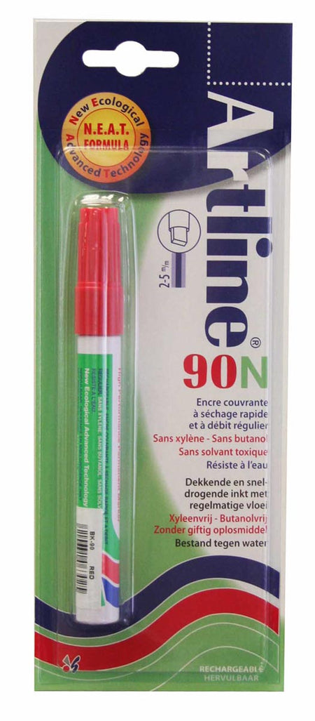 Artline - Permanentmarker 90N rot, im Blister