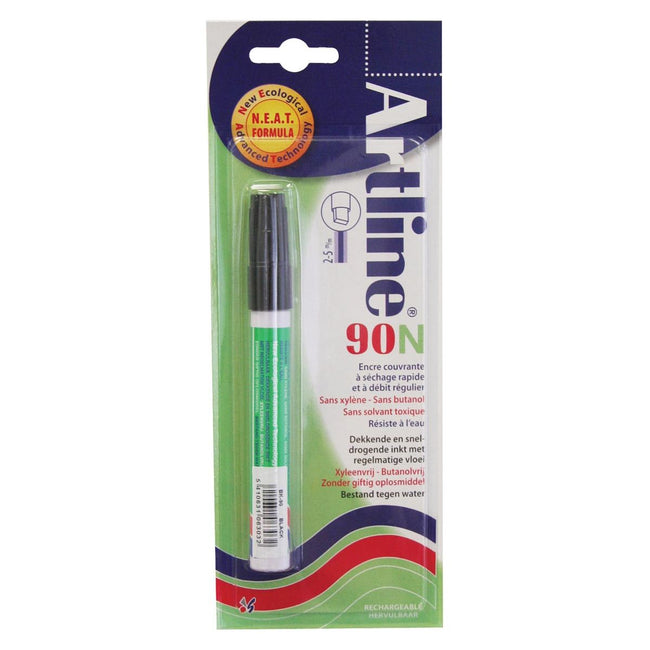 Artline - Permanent marker 90N zwart, op blister