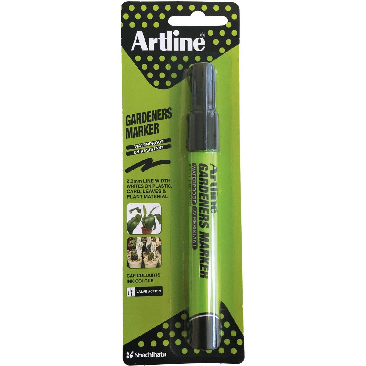Artline -  marker Gardeners, zwart