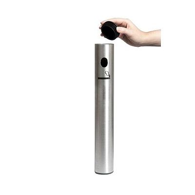 Klika - Modèle mural cendrier pour extérieur en métal 2 pièces
