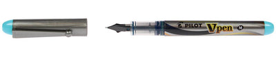 Pilot - Füllfederhalter V-Pen Silver Türkis