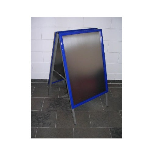 Klika -  Stoepbord 59x84 cm blauw klapprofiel A1