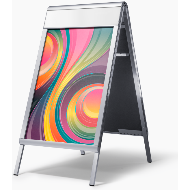 Klika -  Stoepbord PRESTIGE Din A1 Logo-plaat