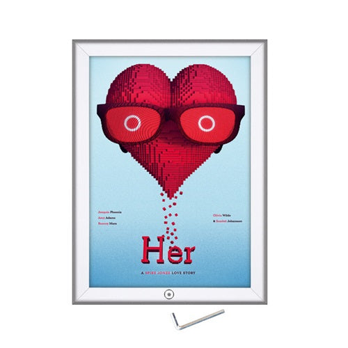 Klika -  Kliklijst 50x70cm ALU 32mm B2AFSLUITBAAR