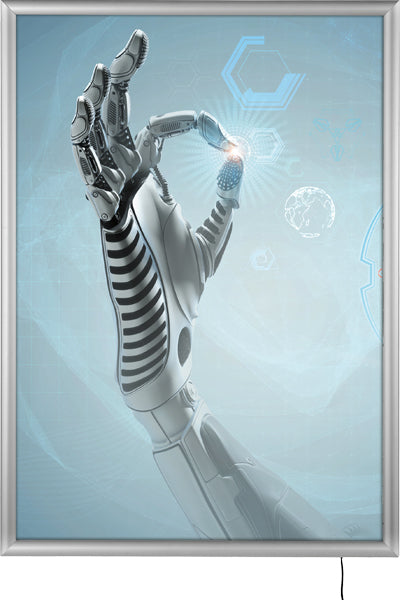 Klika - Cadre LED Click 21x29,7 cm ALU pliable pr. A4