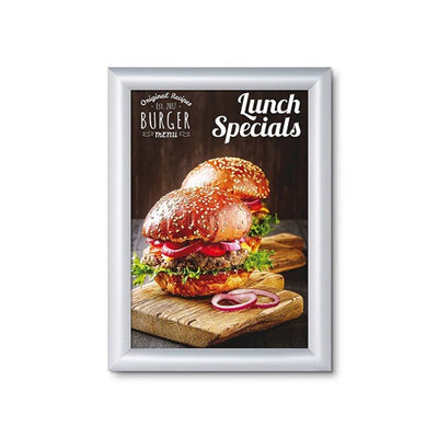 Klika - Cadre clic 21x30cm ALU 25mm A4 rectangle 9 pièces