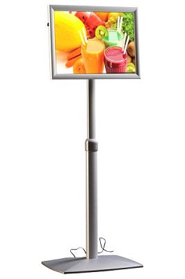 Klika - LED-Menü Standard A3 ALU klappbar