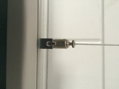 Klika -  Ophangset 2 stuks staaldraad 1.5mm