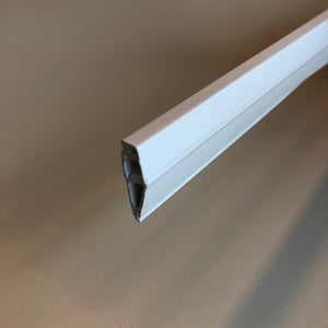 Klika -  Afficheklem wit 600 mm per strip
