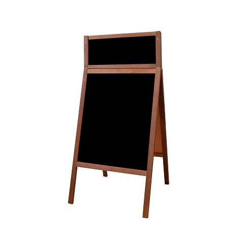 Klika - Tableau de trottoir en craie FINE lxh 60x100+23cm maho