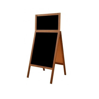 Klika -  Krijtstoepbord FINE bxh 61x118+23cm maho