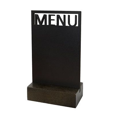 Klika -  Krijt-tafelstandaard MENU bxh 10x18cm