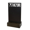 Klika -  Krijt-tafelstandaard MENU bxh 10x18cm
