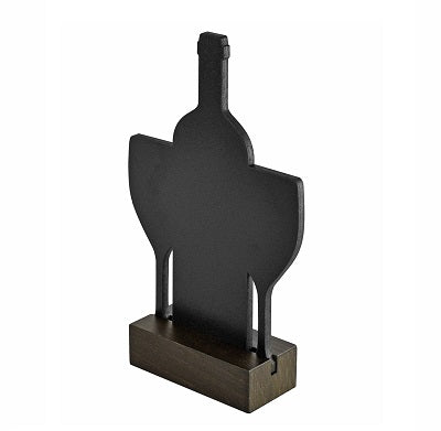 Klika - Kreide-Tischständer Wein BxH 10x18cm