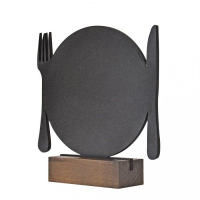 Klika -  Krijt-tafelstandaard BORD bxh 10x18cm