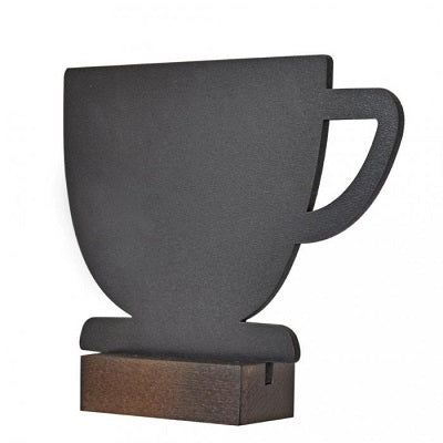 Klika - Krijt-tafelstandaard COFFEE bxh 10x18cm15 stuks