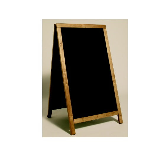 Klika - Kreide Stoepbord Teak BXH 68x120 cm