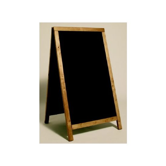 Klika - Chalk Stoepbord teak bxh 68x120cm