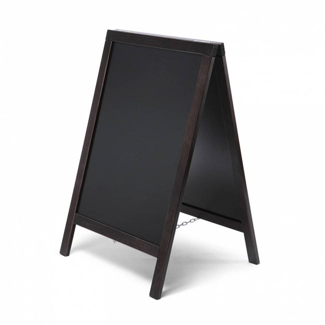 Klika - Panneau de trottoir à craie noir lxh 55x85 cm
