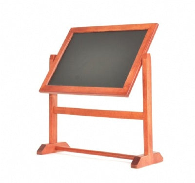 Klika - Table assiette inclinable en acajou 19,5x14cm